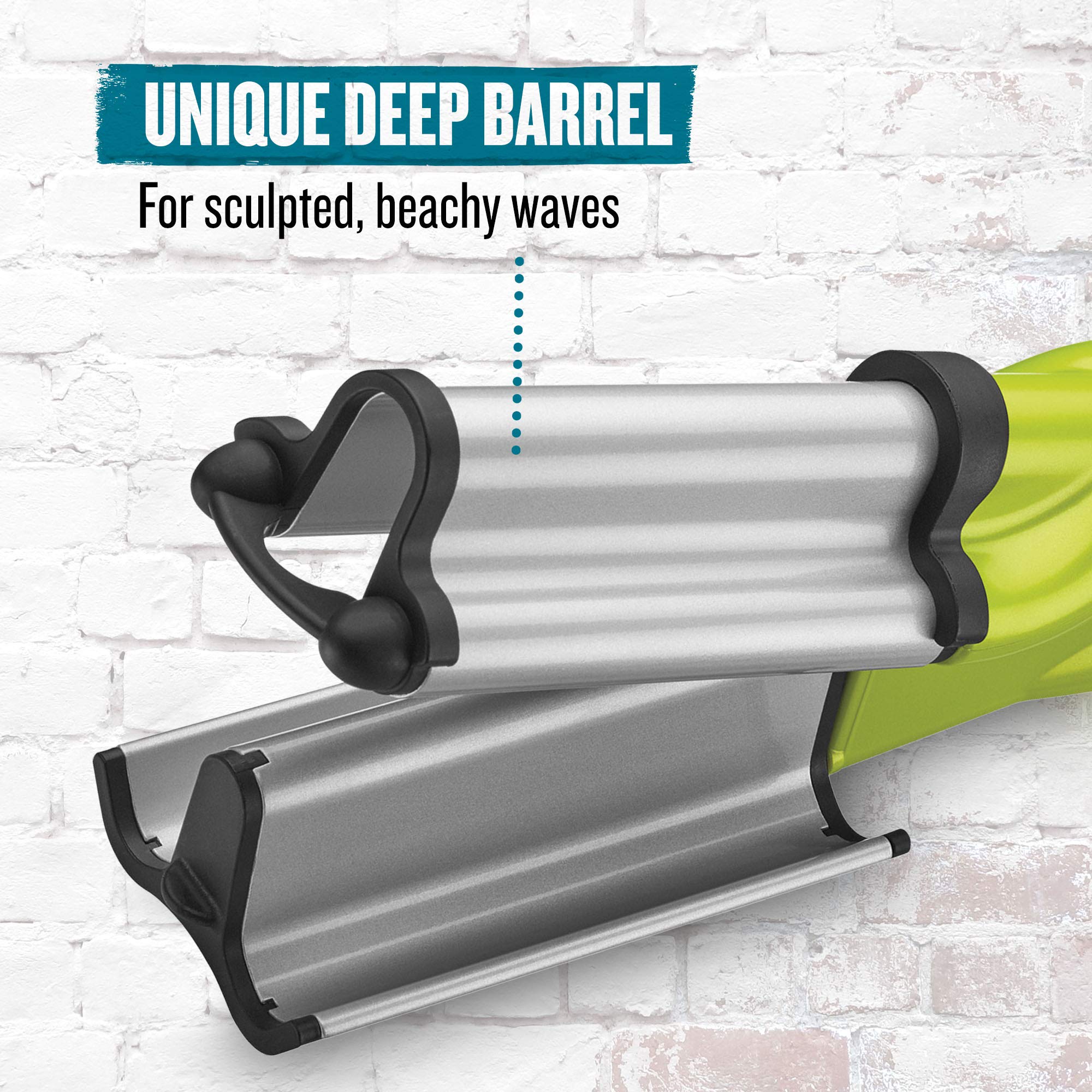 Bed Head Wave Artist alcanza 400 °F para ondas definidas rápidamente