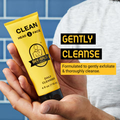 Bee Bald CLEAN proporciona cosquilleo refrescante en la piel de la cabeza.