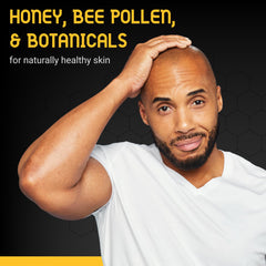 Bee Bald HEAL fragancia suave que revitaliza la rutina posafeitado.