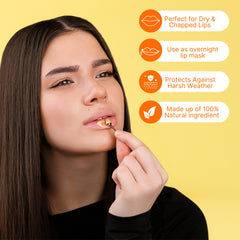 Bee Balm lip care with propolis and honey protects lips.