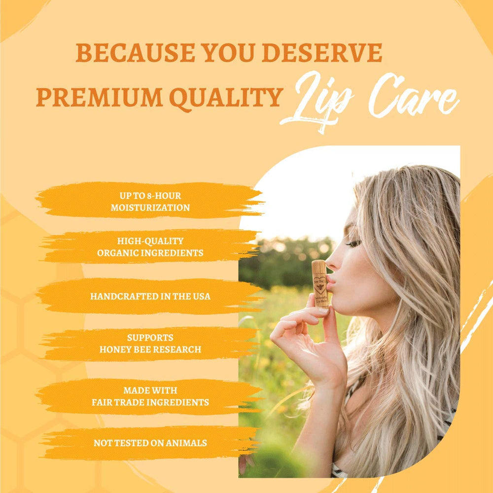 Bee Bella baume lèvres menthe - arôme menthe et cacao pour une sensation agréable.