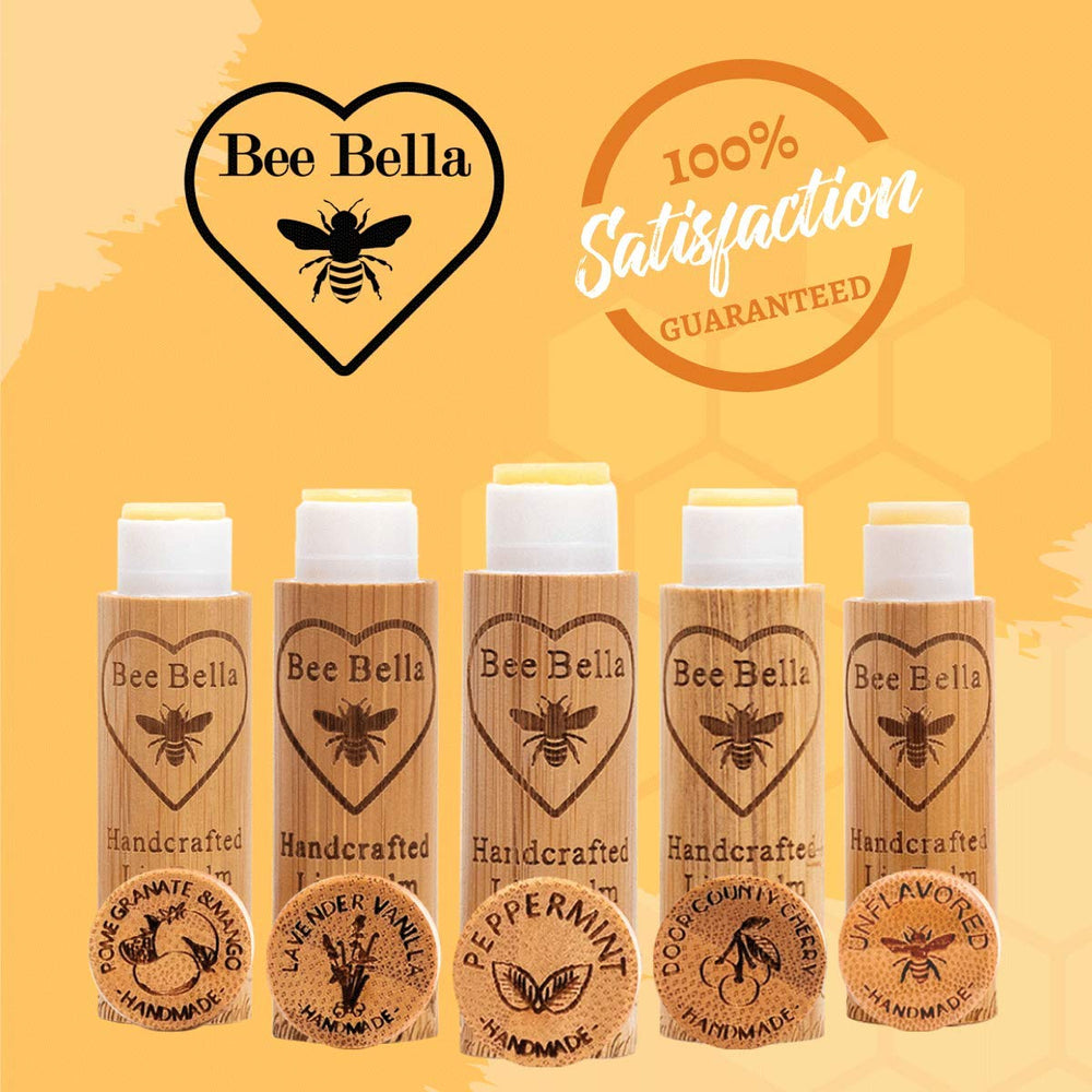 Bee Bella baume lèvres menthe - format voyage pratique.