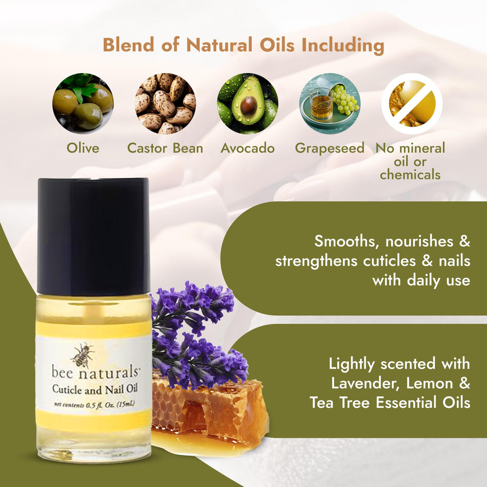 Bee Naturals aroma lavanda limón árbol de té para experiencia calmante y cuidado suave.