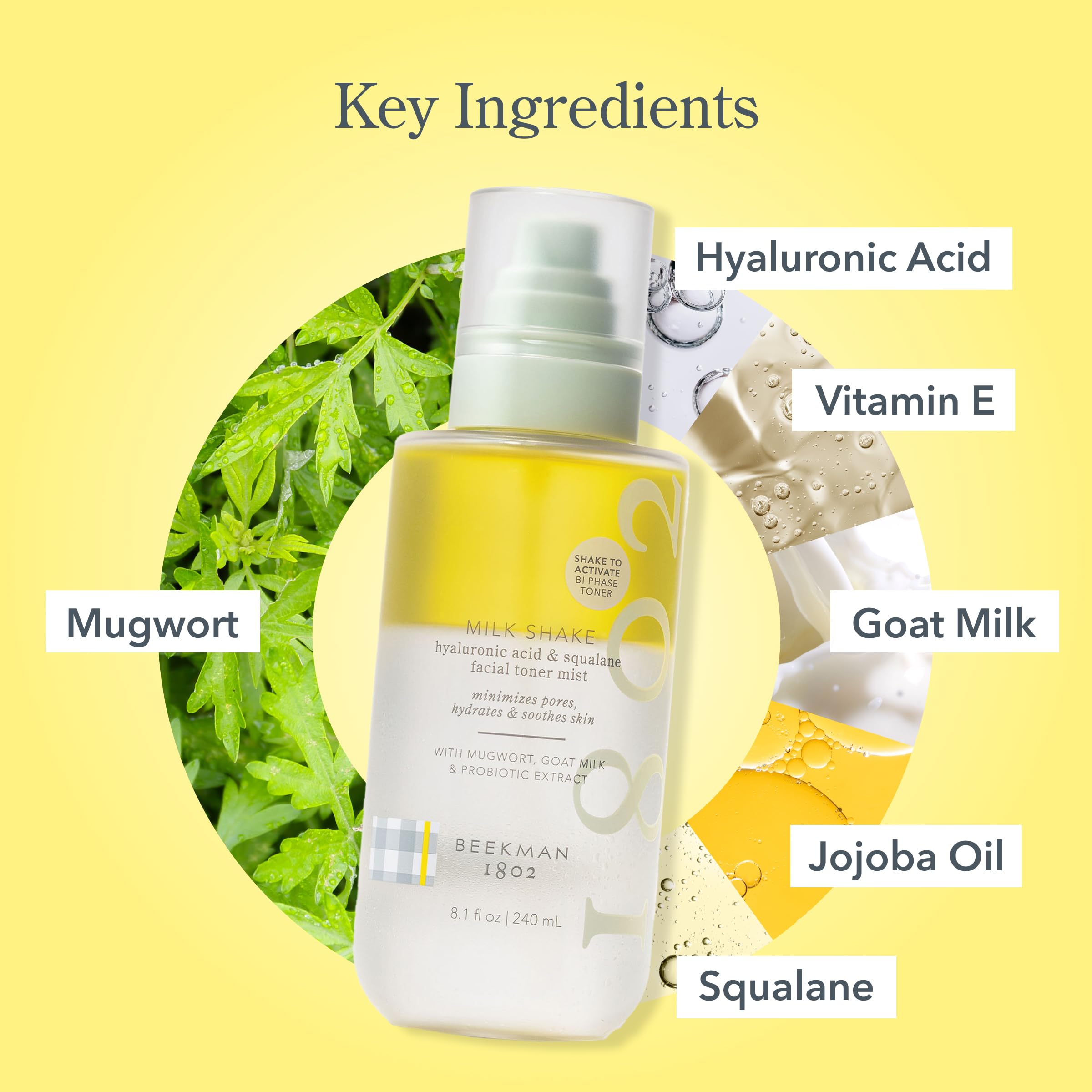 Beekman 1802 armoise lait chèvre prébiotique apaisant et équilibrant