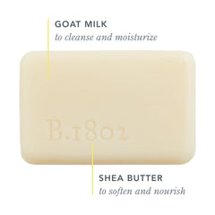 Beekman 1802 barra jabon leche cabra, textura cremosa para piel suave