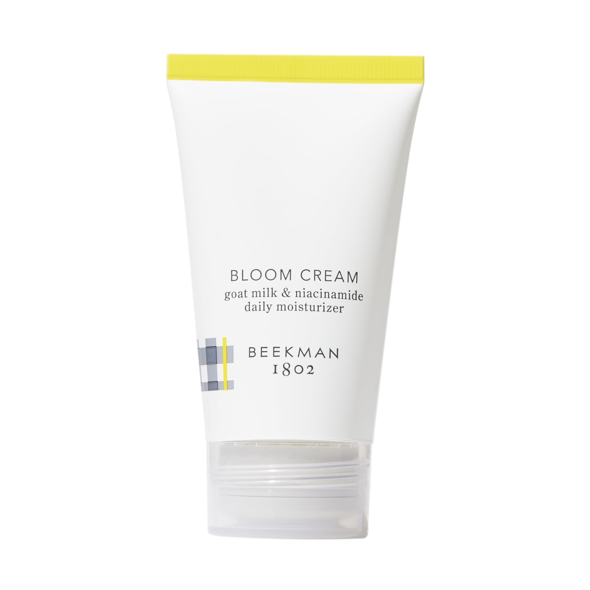 Beekman 1802 Bloom Cream en tubo de 50 ml, hidratación ligera y suave.