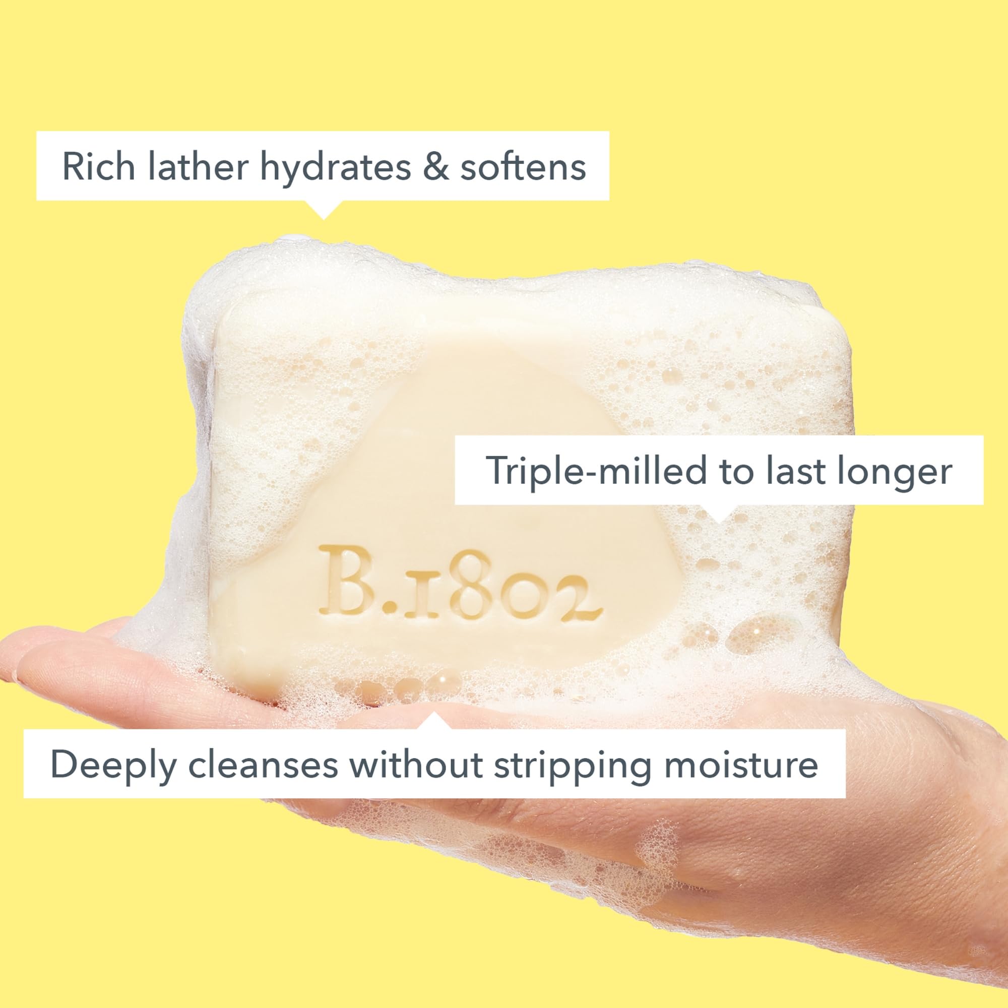 Beekman 1802 Jabon Barra Leche de Cabra Vanilla Absolute, barra entera para duchas diarias.