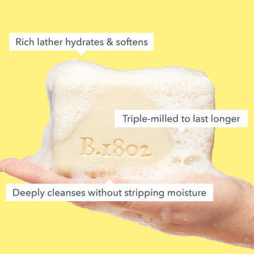 Beekman 1802 Jabon Barra Leche de Cabra Vanilla Absolute, barra entera para duchas diarias.