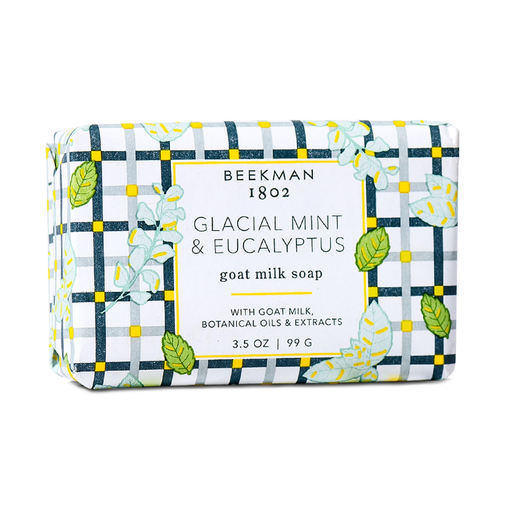 Beekman 1802 jabon leche cabra menta glacial, hidratación suave para piel sensible