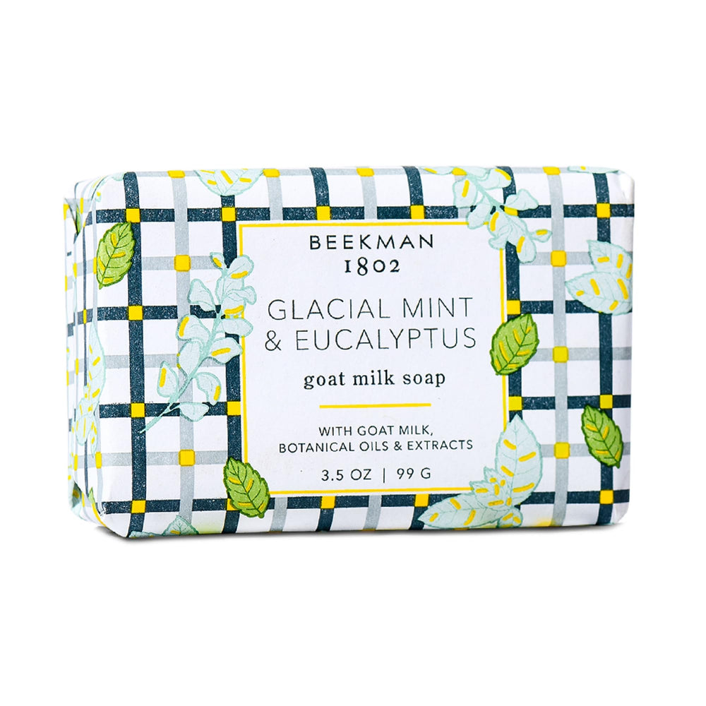 Beekman 1802 jabon leche cabra menta glacial, hidratación suave para piel sensible
