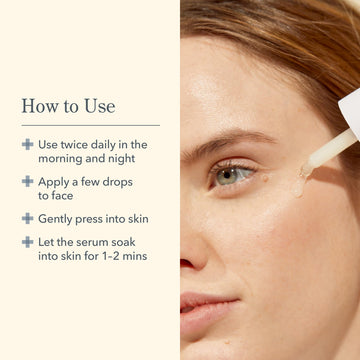Beekman 1802 Milk Drops Serum sin fragancia, apto para piel sensible.