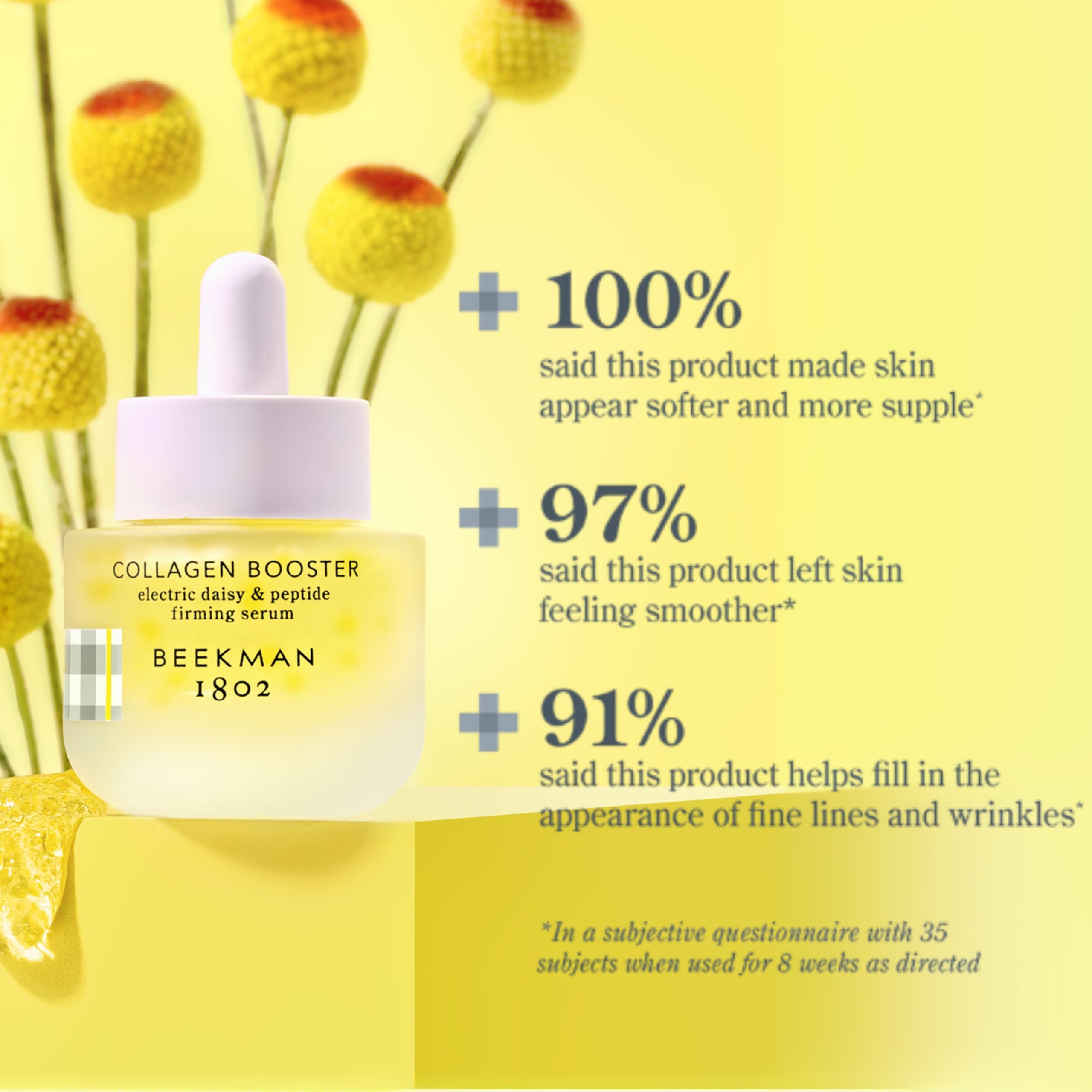 Beekman 1802 serum refuerzo de elasticidad que cuida la barrera cutánea