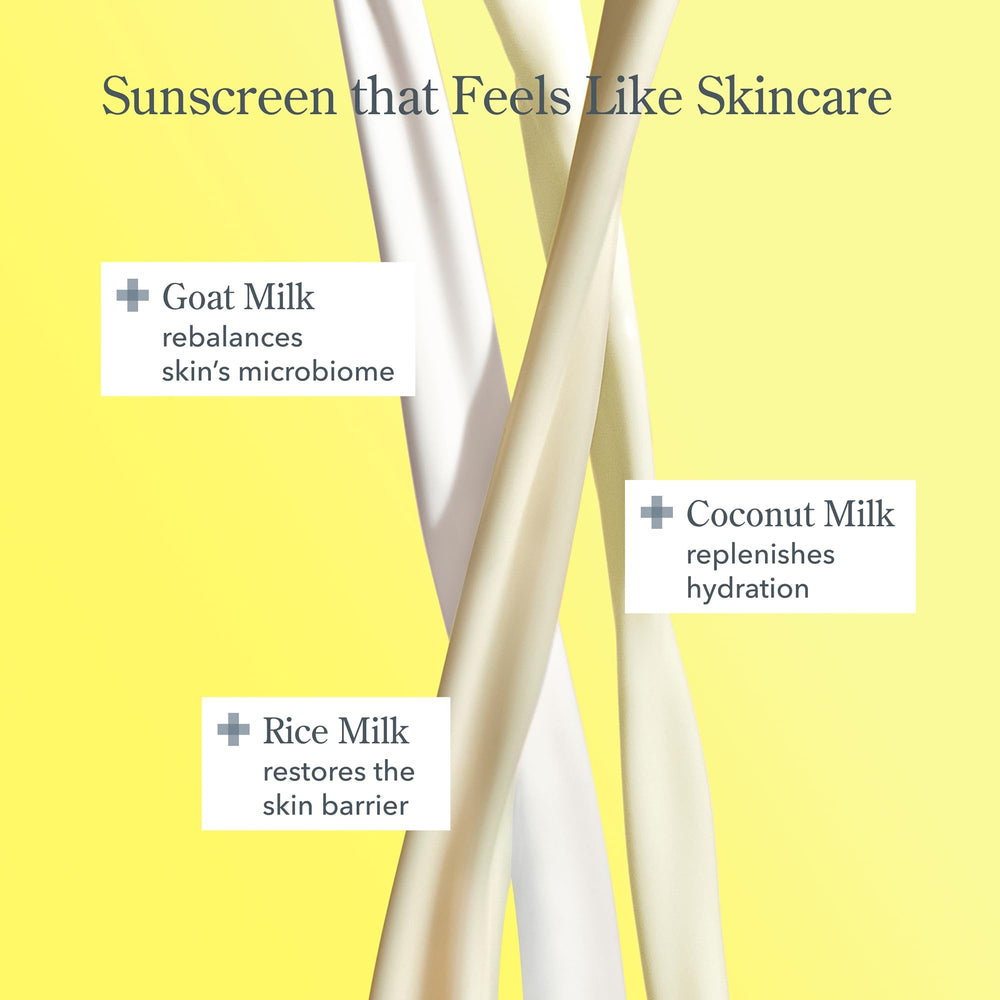Gel ultraligero de Beekman 1802 Solar Milk, se absorbe sin grasa.