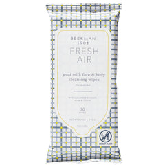 Beekman 1802 toallitas faciales y corporales Fresh Air para limpieza rápida y cómoda.