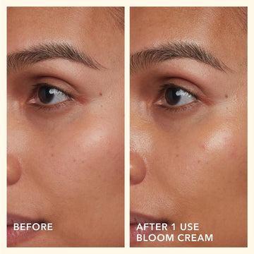 Beekman 1802 Bloom Cream label close-up showing clean, toxin-free formulation.
