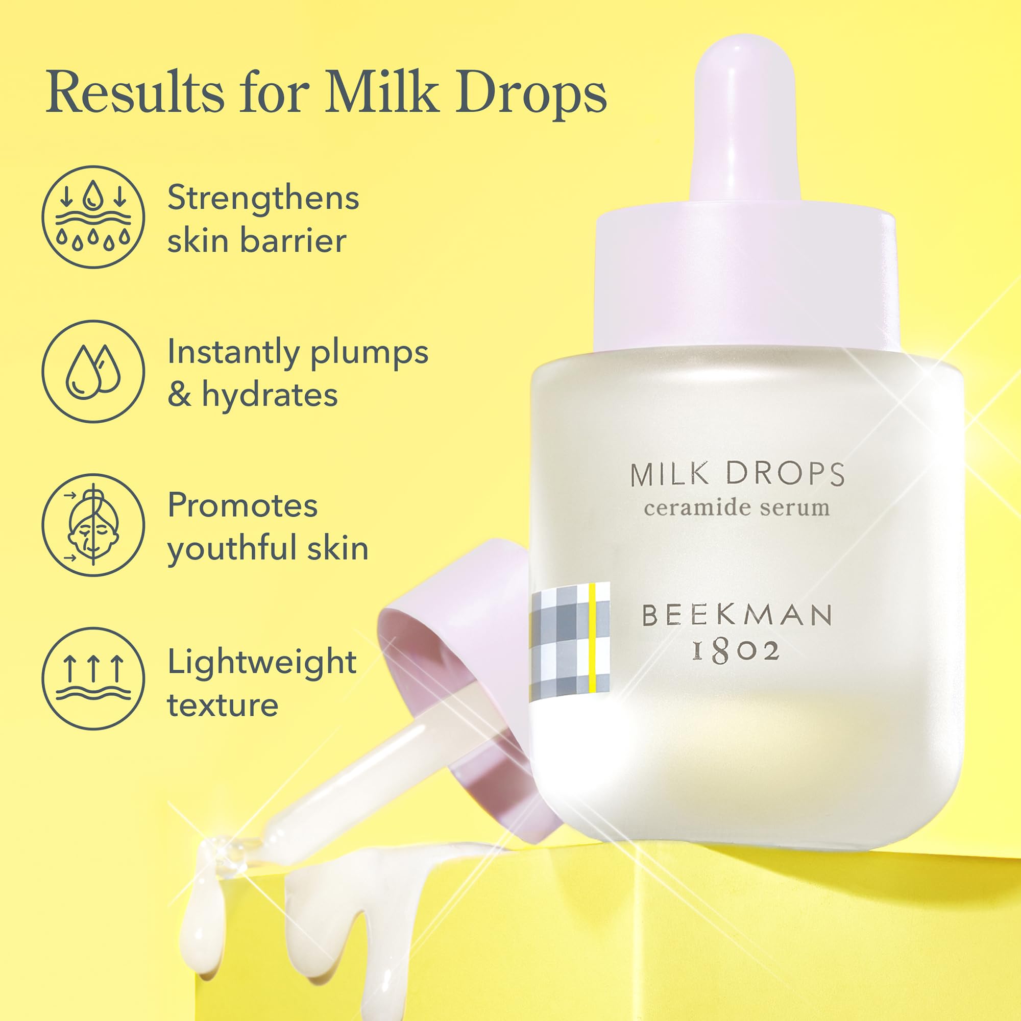 Beekman 1802 Milk Drops: enzimas vegetales para renovación suave de la piel