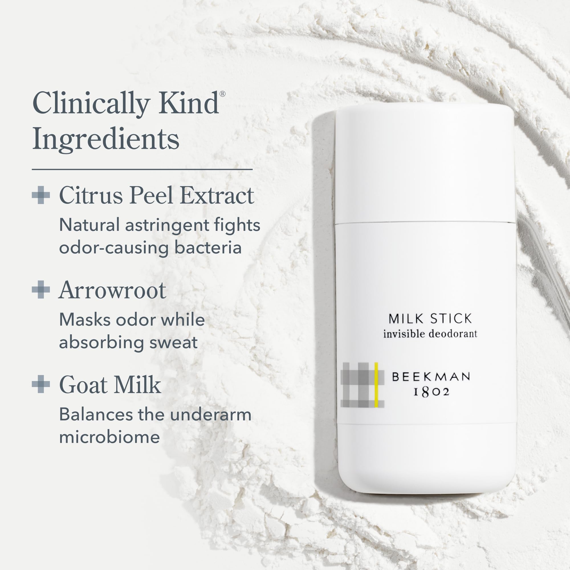 Envase práctico de Milk Stick para uso diario en cualquier bolso.