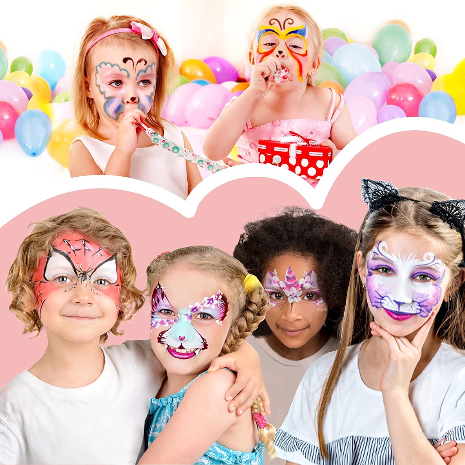 Beesjuy pintura para cosplay y fiestas infantiles.
