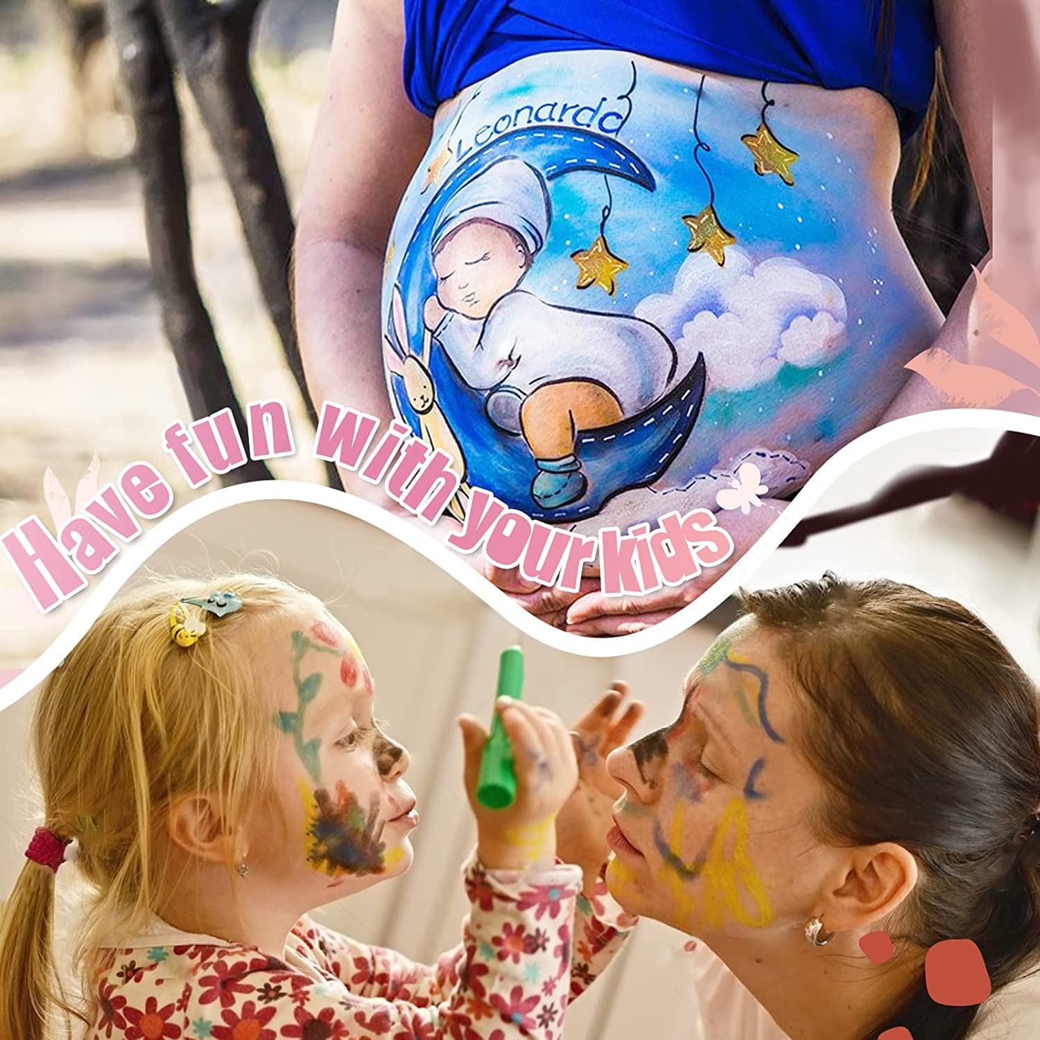 Beesjuy pintura facial segura para niños.