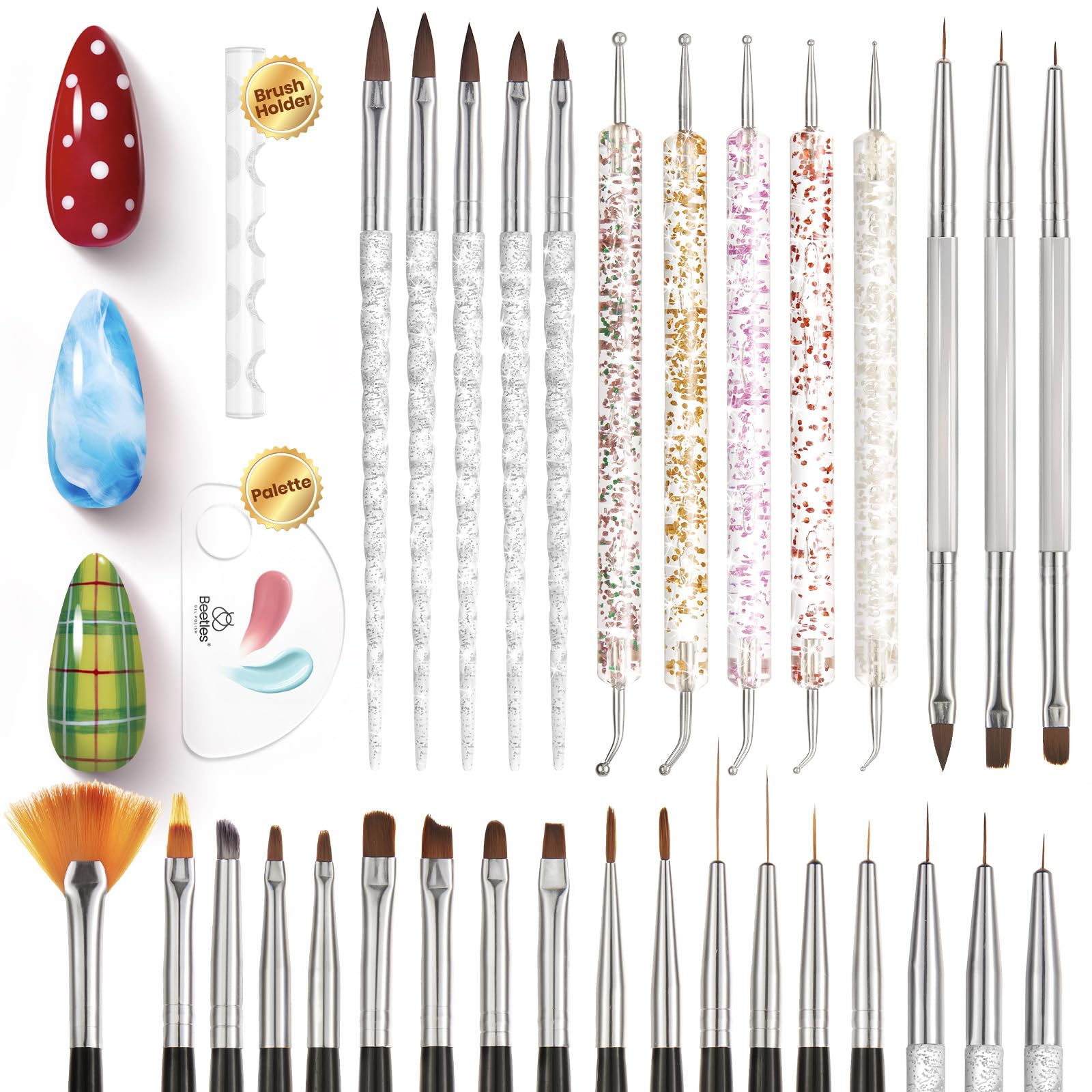 Beetles 31 piezas: kit ideal para principiantes en manicura.