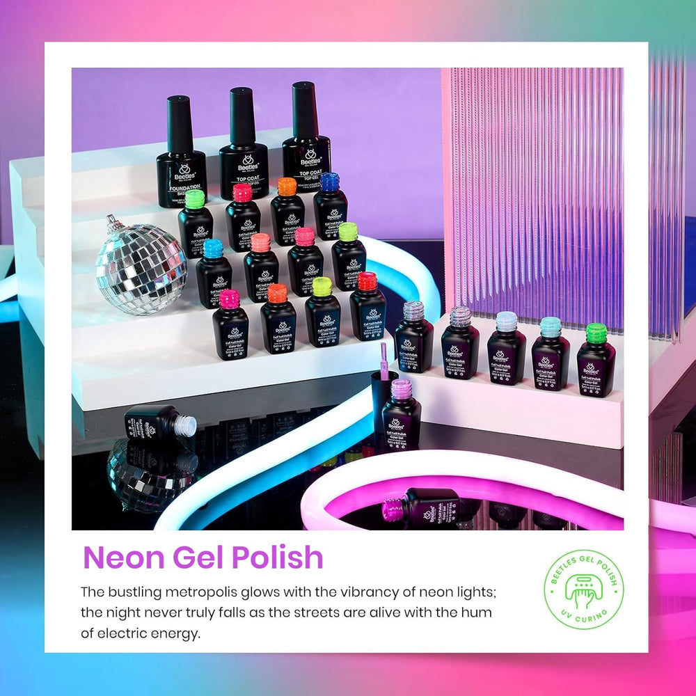 Beetles esmalte con acabado de alto brillo para un look profesional
