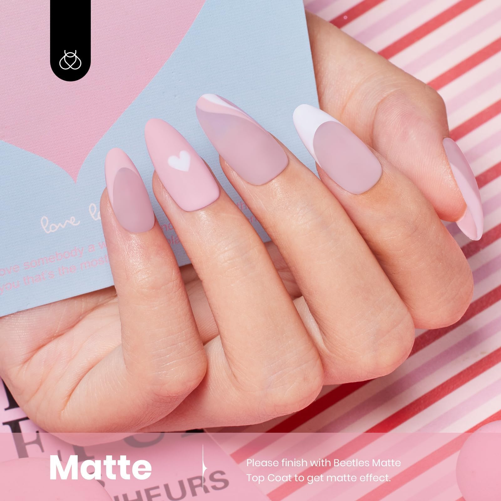 Beetles Gel Polish: acabado de alto brillo y duradero para uñas brillantes.