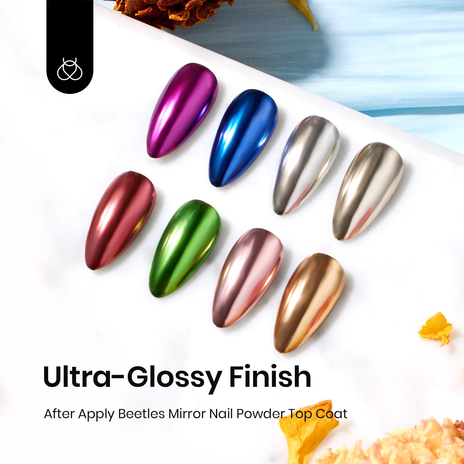 Beetles adhesivo para accesorios de uñas fija detalles con gran adherencia.