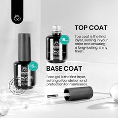 Beetles base gel 15 ml para base lisa y adherente
