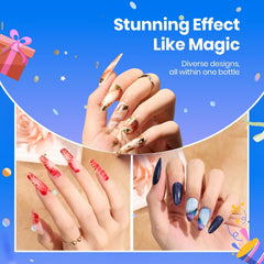 Beetles Blooming Gel acuarela floral: look suave y artístico.