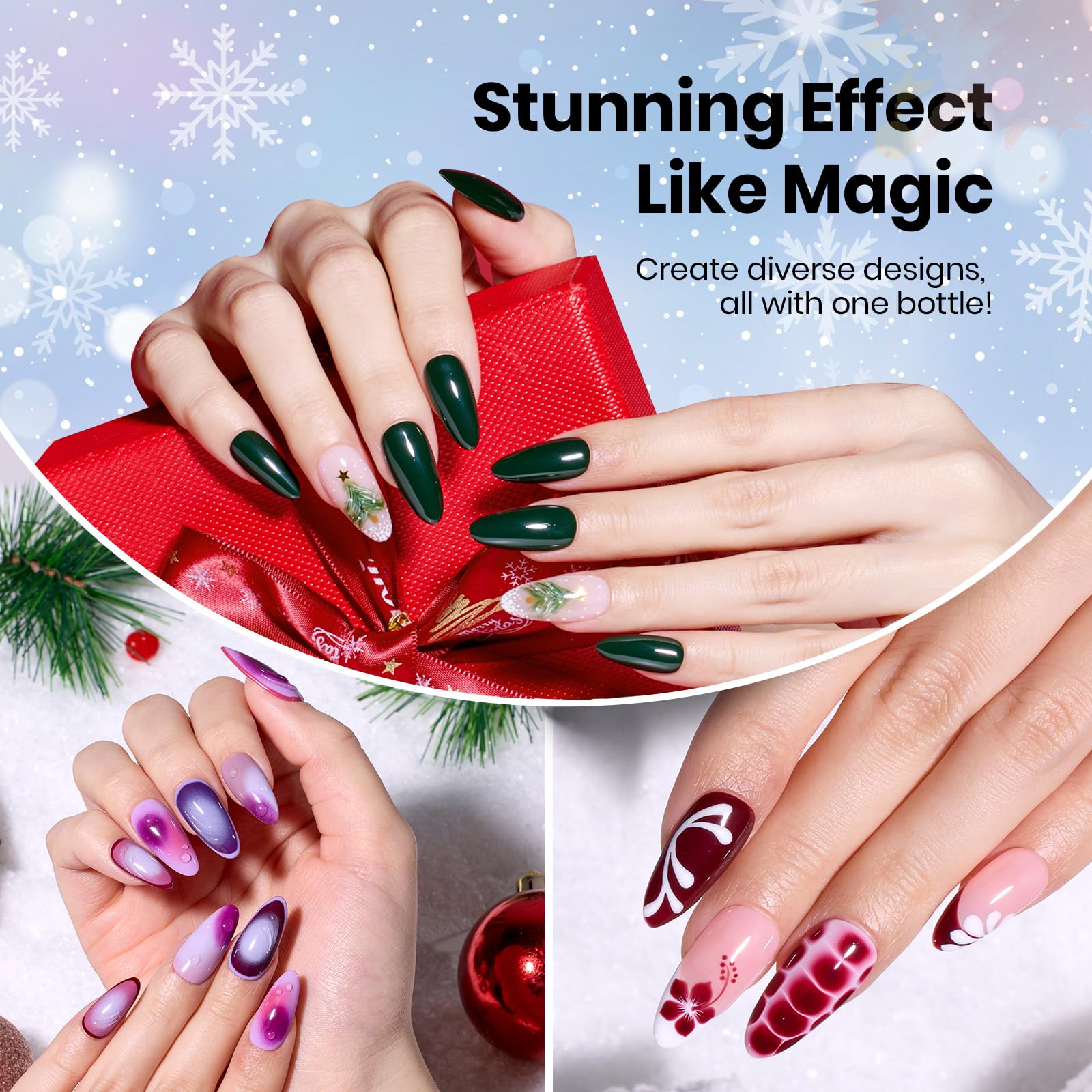 Beetles Blooming Gel: efecto mármol para uñas con diseño elegante.