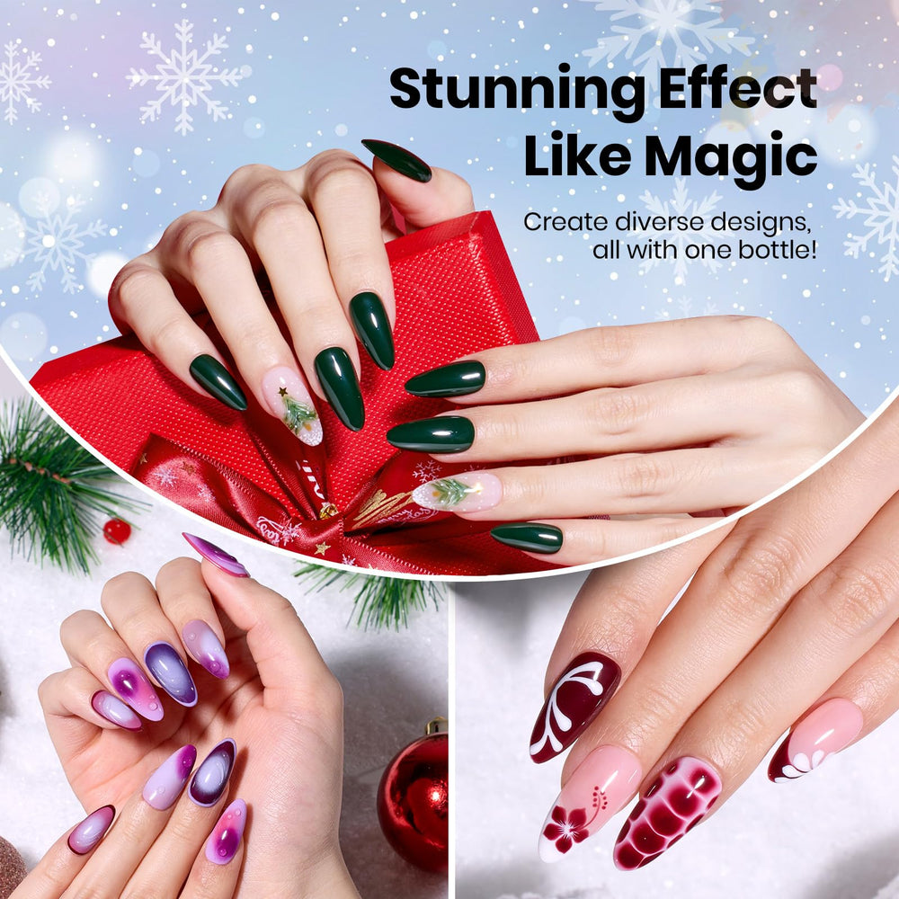 Beetles Blooming Gel: efecto mármol para uñas con diseño elegante.