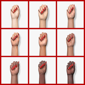 Beetles Esmalte gel rojo, acabado brillante de aspecto profesional.