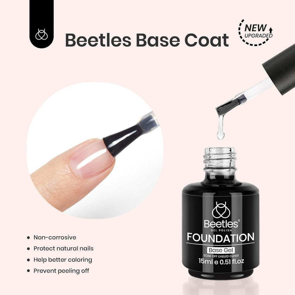 Beetles brillo sin necesidad de limpieza para acabado resplandeciente.
