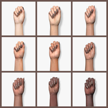 Beetles Brown Gel Nail Polish: acabado brillo suave para uñas elegantes.