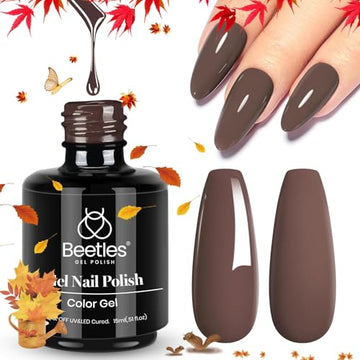 Beetles Brown Gel Nail Polish: regalo perfecto para amantes de uñas.