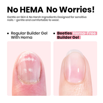 Beetles Builder Gel nude en frasco para acabado natural y fortalecimiento.