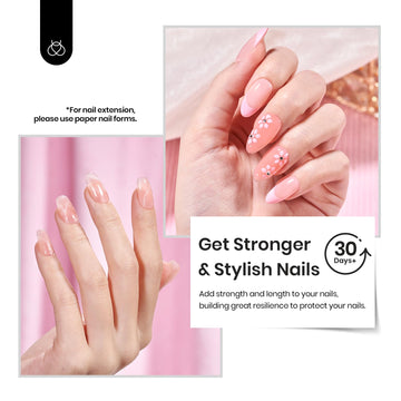 Beetles Builder Gel duradero para uñas fuertes y ligeras.