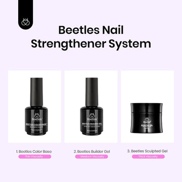Beetles Builder Gel envase de 15 ml, ideal para casa o estudio.