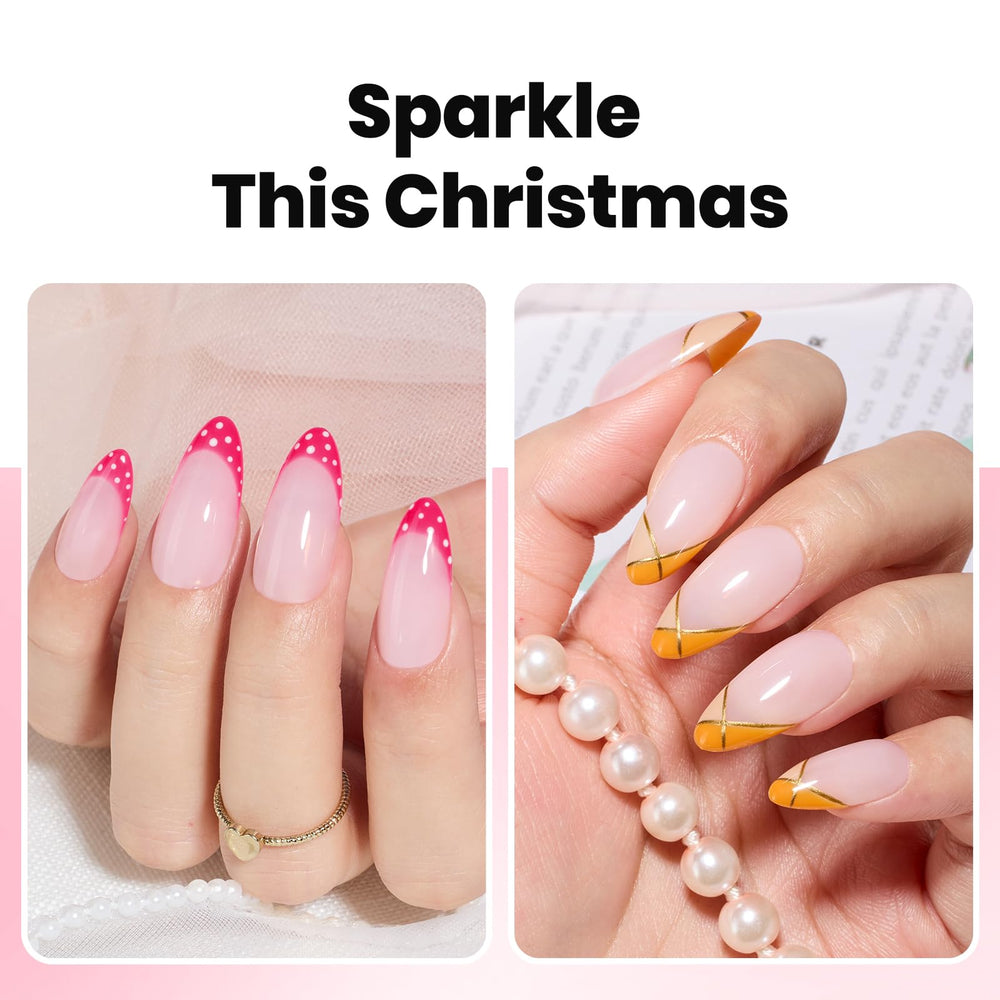 Beetles Builder Gel Extensiones Uñas: longitud y curvas elegantes.