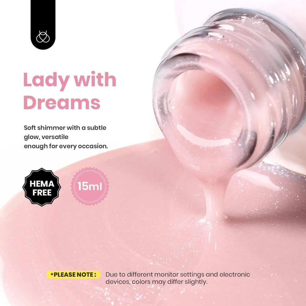 Beetles Builder Gel Rosa crea una capa protectora más fuerte.