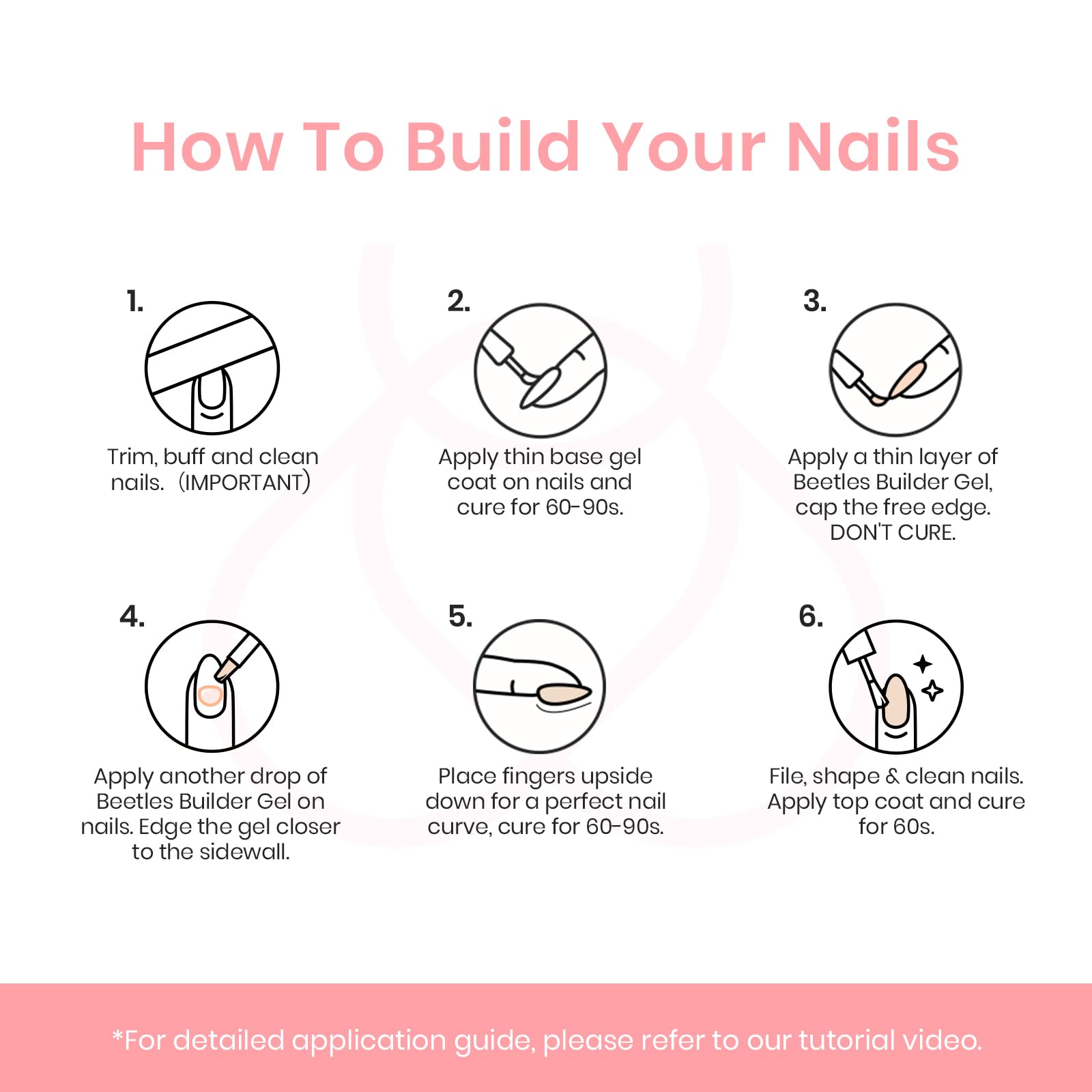 Beetles Builder Gel para hacer uñas en casa con facilidad.