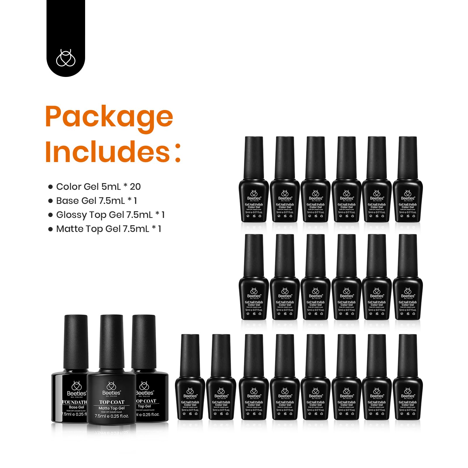 Beetles Gel caja regalo elegante, ideal para regalo.