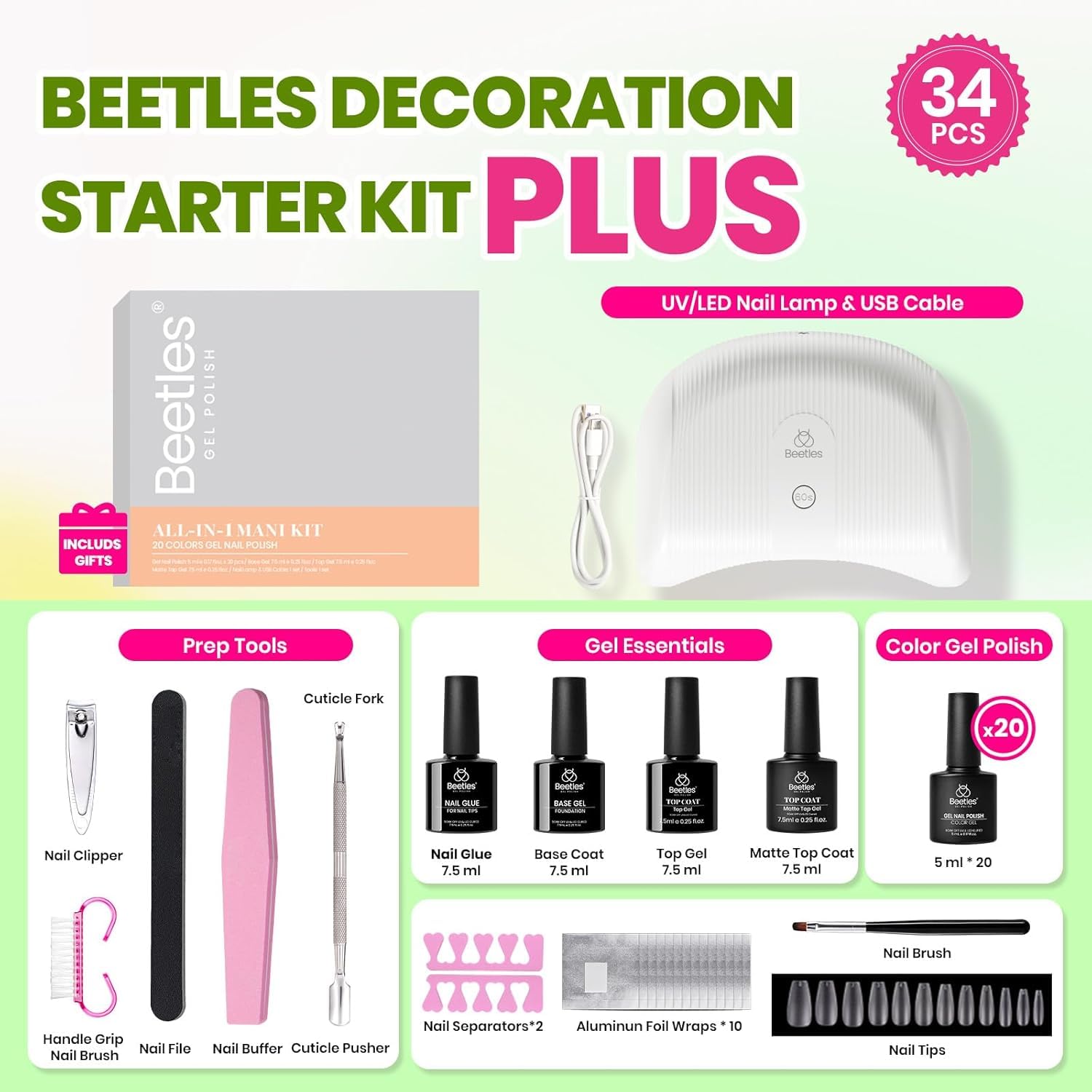 Beetles capa superior aporta brillo y protección duradera