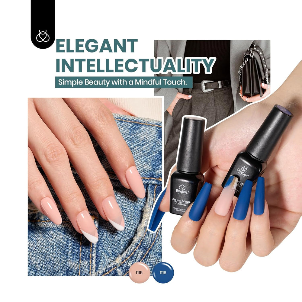 Beetles coffret vernis gel, ensemble polyvalent pour nail art.