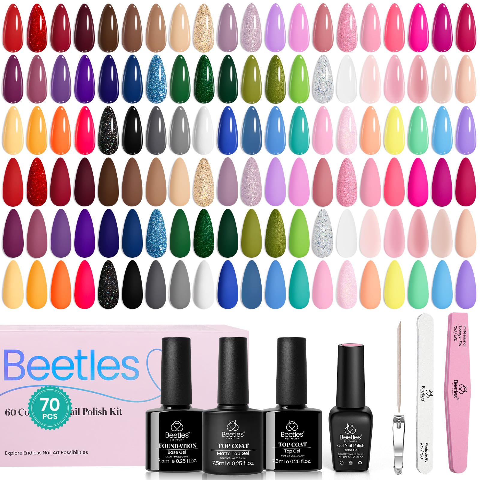 Beetles corta uñas para dar forma