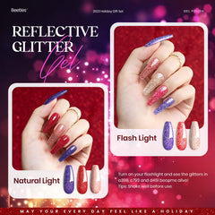 Beetles: curado con una lámpara de luz ultravioleta para manicuras duraderas.