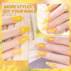 Beetles Esmalte Gel, curado con UV en 60-120 segundos.