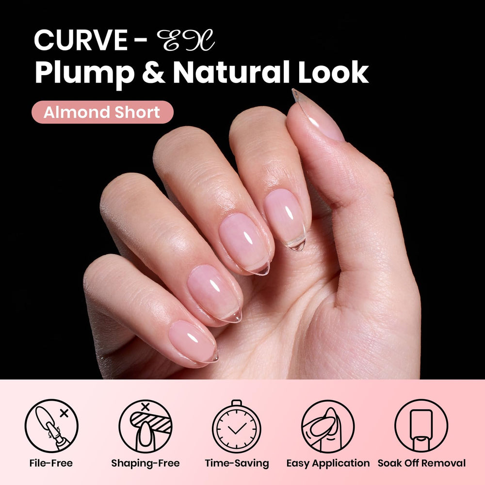 Beetles Curve-EX Almendra Corta: 16 tallas prenumeradas para ajuste cómodo y seguro.