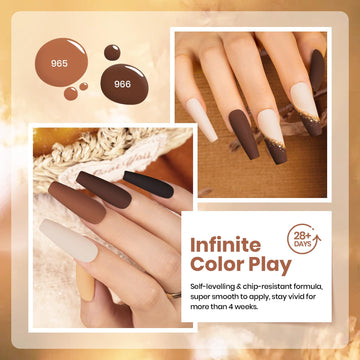 Beetles Deep cocoa gel polish offering rich manicure options
