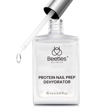 Beetles deshidratante de uñas 15 ml, botella, mejora la adhesión y secado al aire.